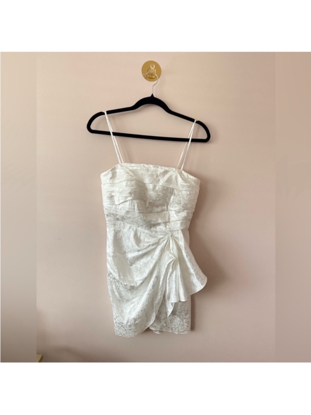 Ronny Kobo White Mini Dress NWT size Small